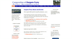Desktop Screenshot of harpersferrywv.us