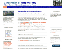 Tablet Screenshot of harpersferrywv.us